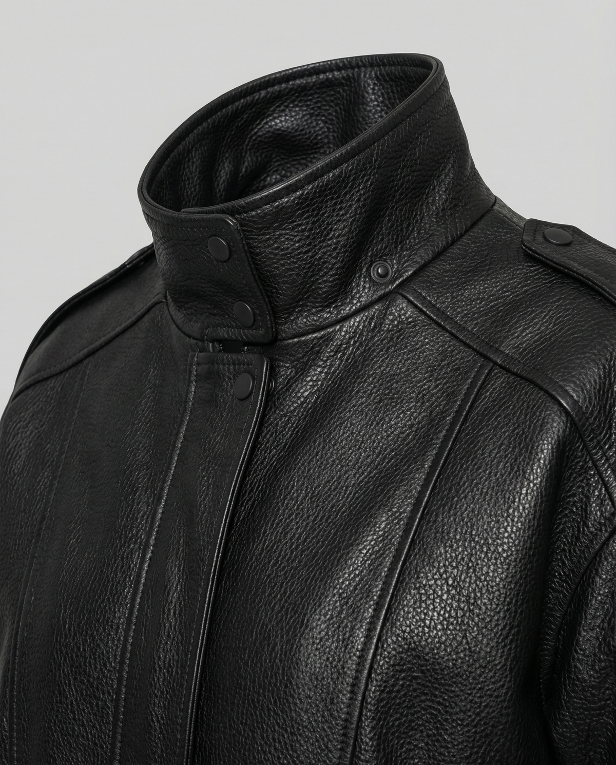 Women's Biker Jacket Notch Lapel Asymmetrical Closure Casual Everyday