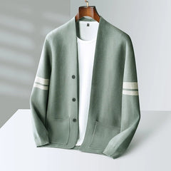 Men's Cardigan Sweater Button-Up Long Sleeve Casual Layering Everyday