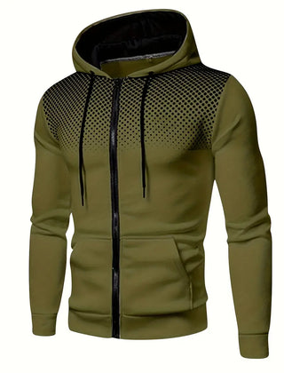 Men's Classic Thermal Hoodie Relaxed Fit Long Sleeve Casual Streetwear