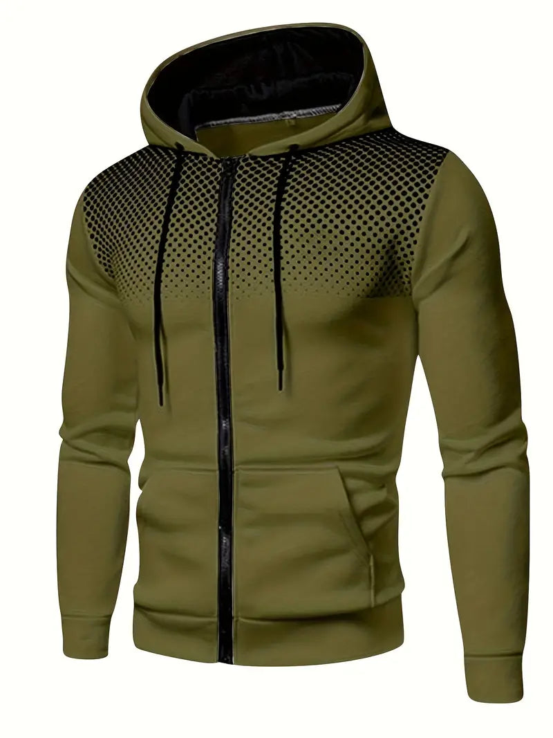 Men's Classic Thermal Hoodie Relaxed Fit Long Sleeve Casual Streetwear
