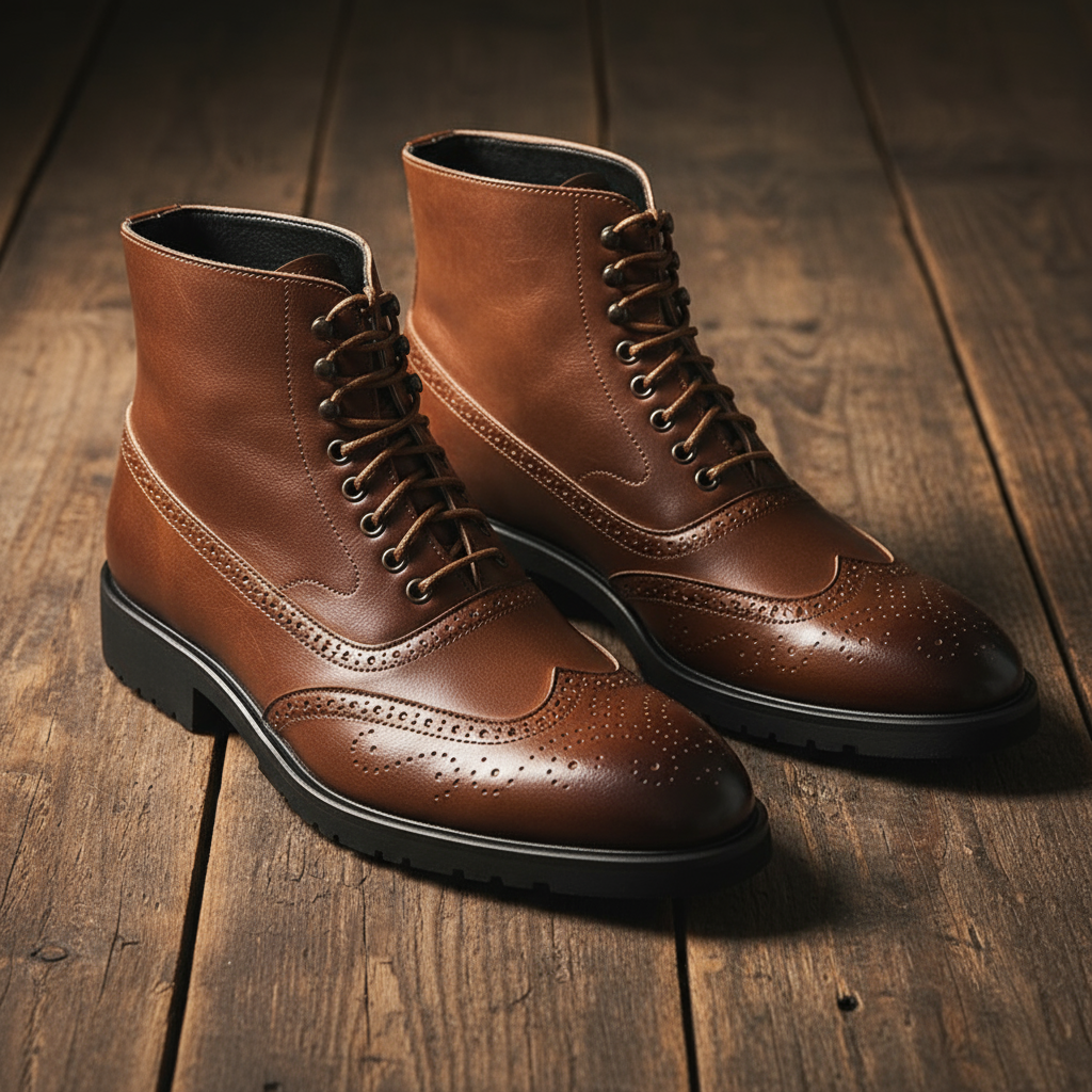 Men's Stylish Ankle Boots Classic Design Zip Front Casual Everyday