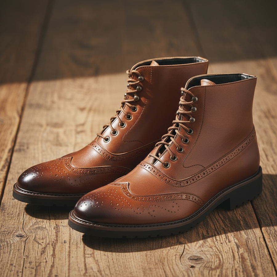 Men's Stylish Ankle Boots Classic Design Zip Front Casual Everyday