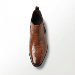 Men's Chelsea Boots Classic Ankle Height Round Toe Casual Everyday Wear