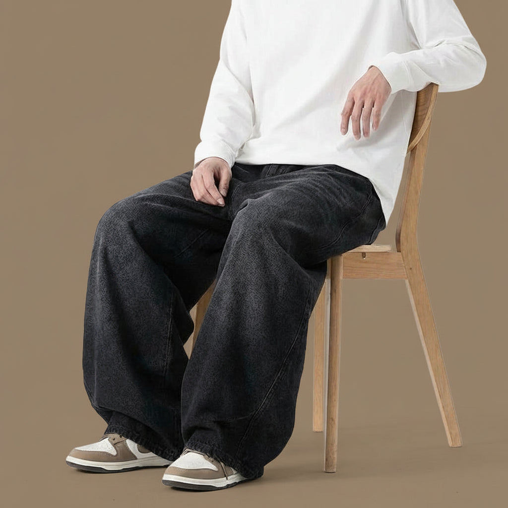 Men's Baggy Pants Relaxed Fit Casual Everyday Wear