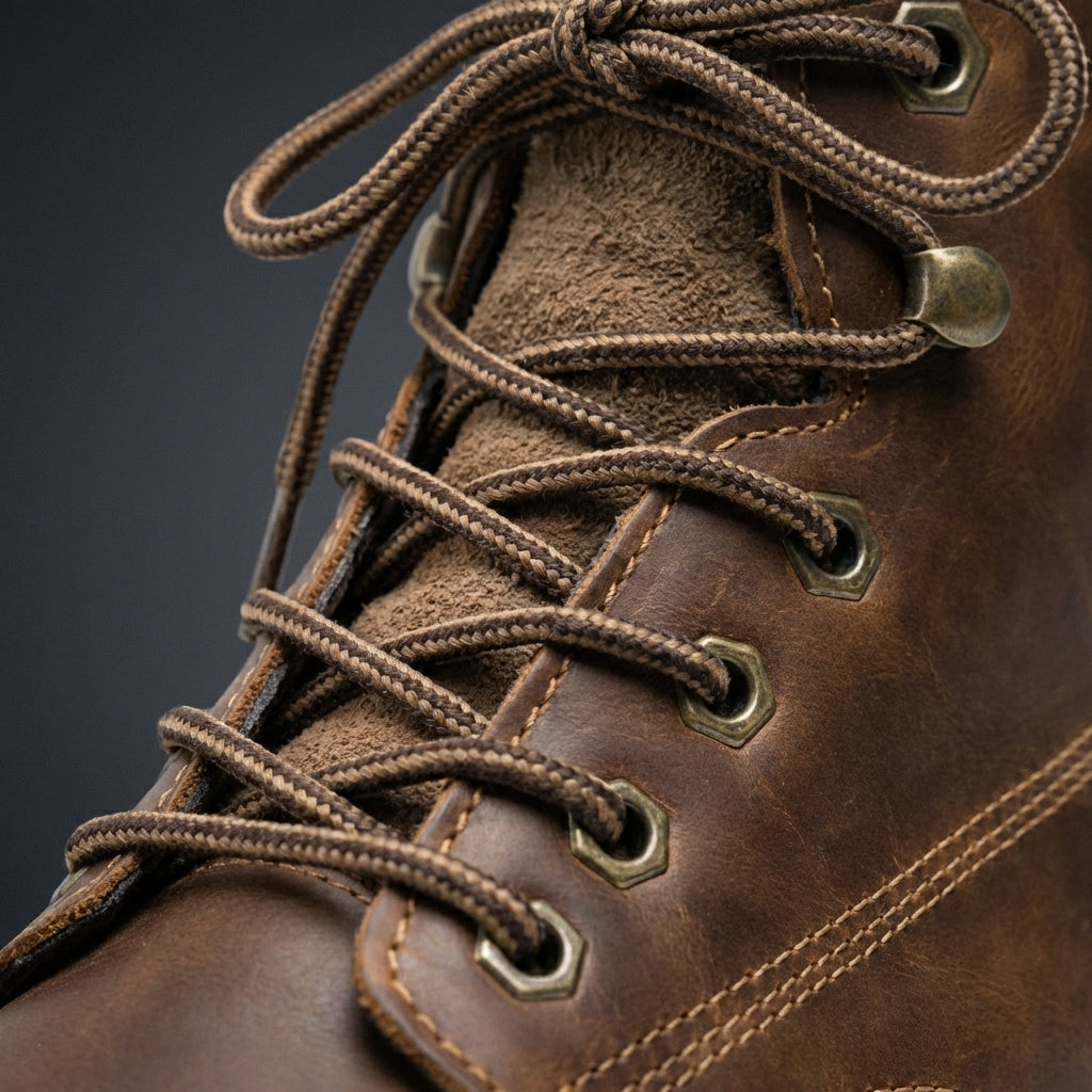 Men's Stylish Ankle Boots Lace-Up Classic Design Versatile Everyday Wear