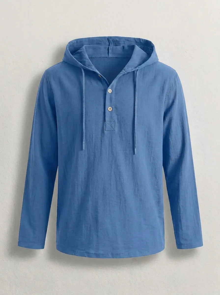 Men's Casual Hoodie Relaxed Fit Long Sleeve Pullover Everyday Comfortable