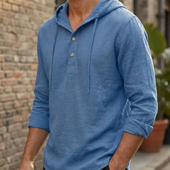 Men's Casual Hoodie Relaxed Fit Long Sleeve Pullover Everyday Comfortable