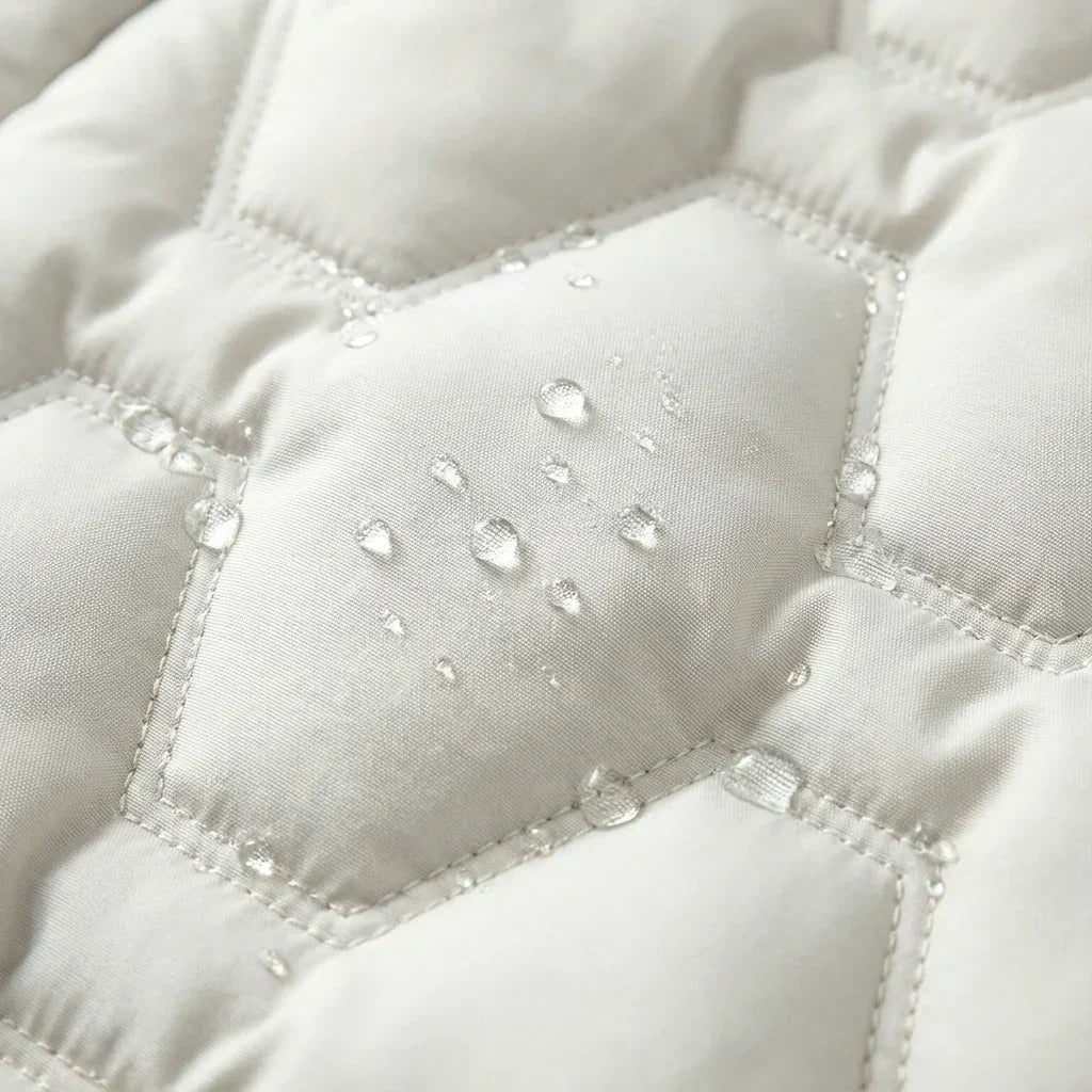 Women's Long Hooded Puffer Coat Down Filling Quilted Design Casual Winter