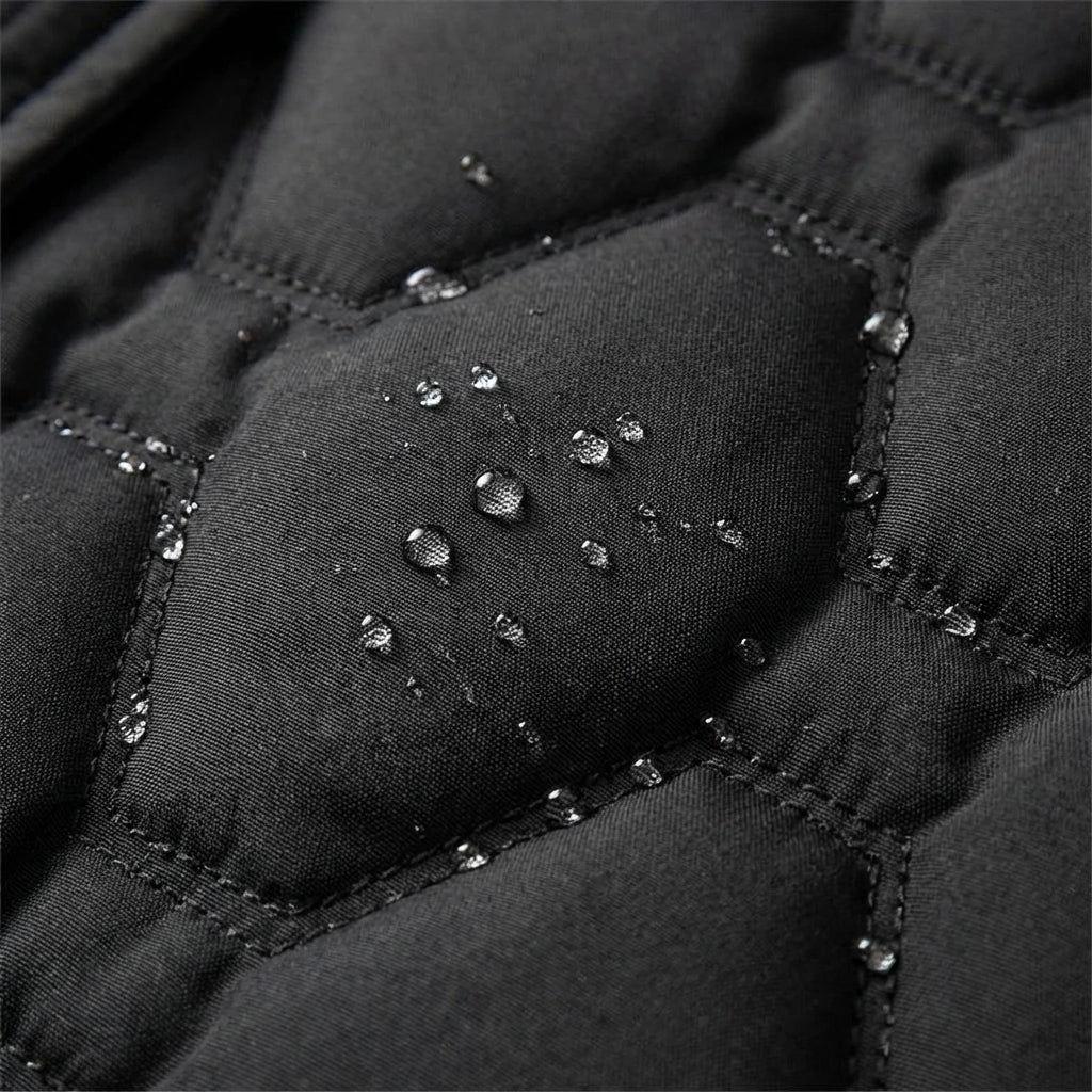 Women's Longline Hooded Winter Coat Zip Front Relaxed Fit Casual Outerwear