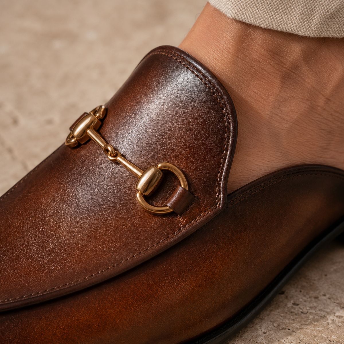 Men's Stylish Slip-On Mules Open-Toe Casual Everyday Smart Footwear