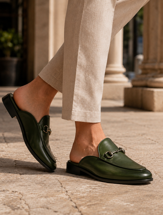 Men's Stylish Slip-On Mules Open-Toe Casual Everyday Smart Footwear