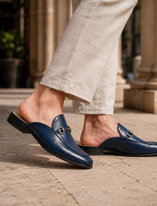 Men's Stylish Slip-On Mules Open-Toe Casual Everyday Smart Footwear