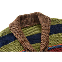 Men's Color-Block Vest Lapel Collar Stylish Layering Casual Everyday