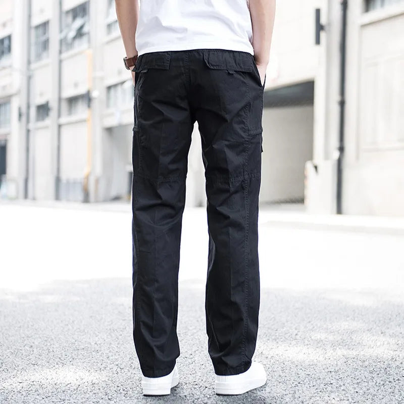 Men's Cargo Pants Relaxed Fit Multi-Pocket Utility Stylish Everyday Wear