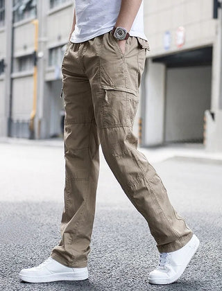 Men's Cargo Pants Relaxed Fit Multi-Pocket Utility Stylish Everyday Wear