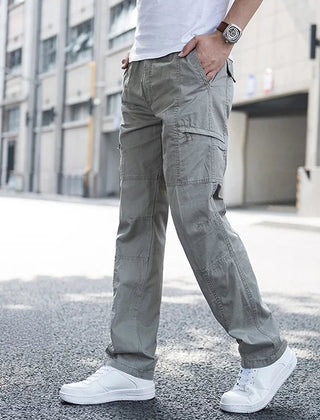 Men's Cargo Pants Relaxed Fit Multi-Pocket Utility Stylish Everyday Wear