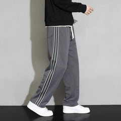 Men's Casual Stripe Joggers Relaxed Fit Comfortable Everyday Activewear