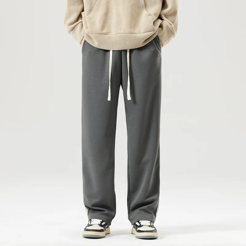 Men's Striped Joggers Relaxed Fit Casual Everyday Lounge Wear