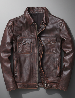 Men's Field Jacket Classic Fit Long Sleeve Button Closure Versatile Outdoor