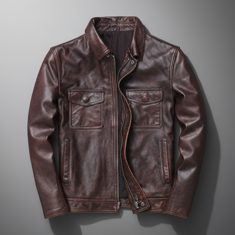 Men's Field Jacket Classic Fit Long Sleeve Button Closure Versatile Outdoor