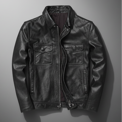 Men's Field Jacket Classic Fit Long Sleeve Button Closure Versatile Outdoor