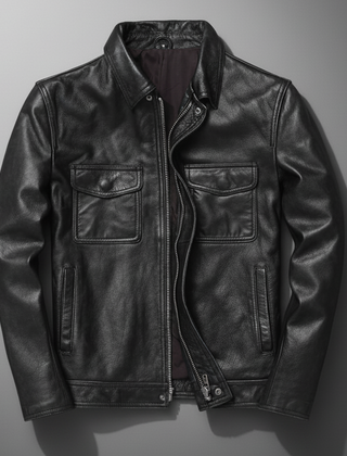 Men's Field Jacket Classic Fit Long Sleeve Button Closure Versatile Outdoor