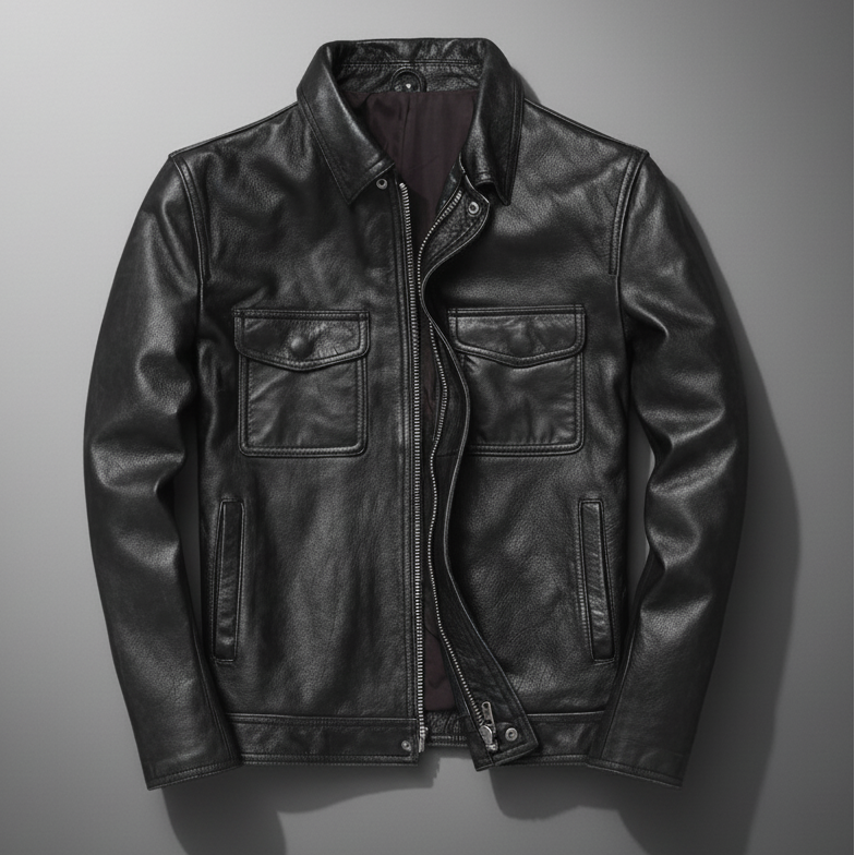 Men's Field Jacket Classic Fit Long Sleeve Button Closure Versatile Outdoor