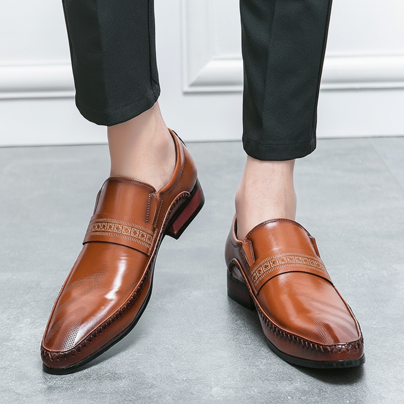 Men's Classic Penny Loafers Slip-On Timeless Casual Everyday Style