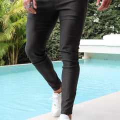 Men's Tailored Pants Slim Fit Classic Style Versatile Everyday Wear