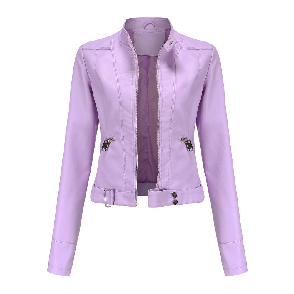 Women's Modern High-Neck Relaxed Jacket Stylish Casual Everyday Layering