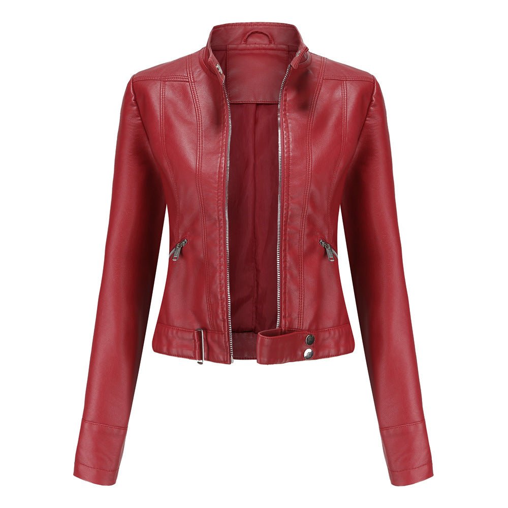 Women's Modern High-Neck Relaxed Jacket Stylish Casual Everyday Layering