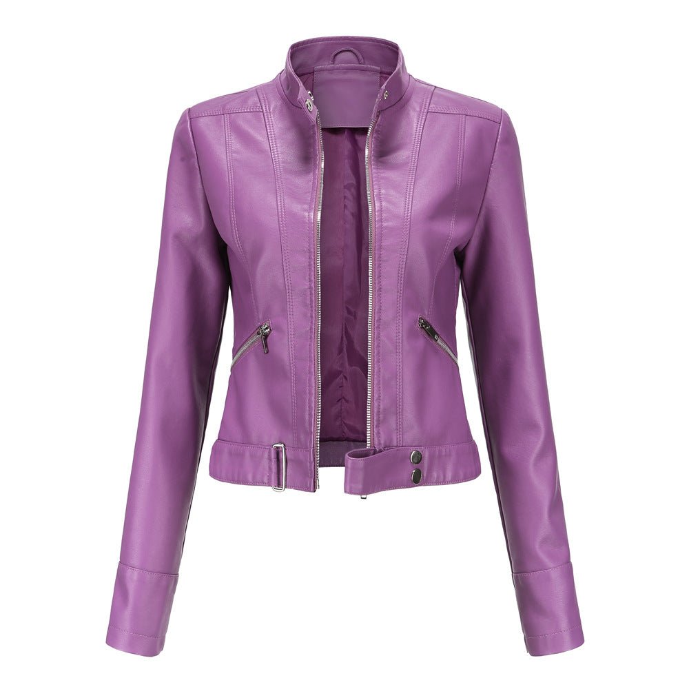 Women's Modern High-Neck Relaxed Jacket Stylish Casual Everyday Layering
