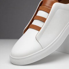 Men's Casual Low Top Sneakers Lace-Up Minimalist Everyday Fashion
