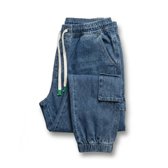 Men's Cargo Joggers Relaxed Fit Utility Pockets Casual Everyday Wear
