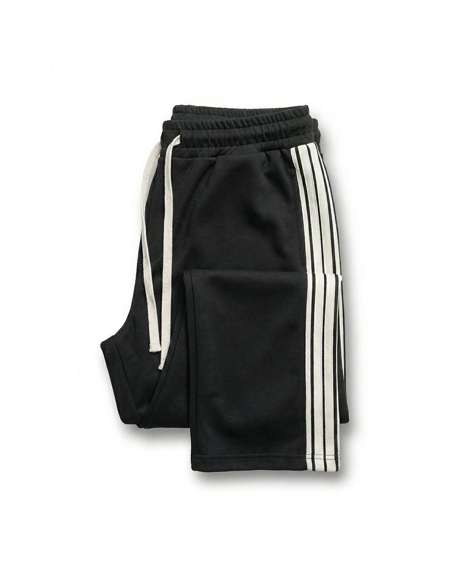 Men's Striped Joggers Relaxed Fit Casual Everyday Lounge Wear
