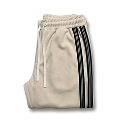 Men's Casual Stripe Joggers Relaxed Fit Comfortable Everyday Activewear