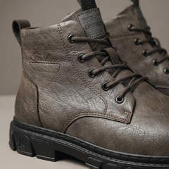 Men's Stylish Ankle Boots Lace-Up Casual Versatile Everyday Outdoor