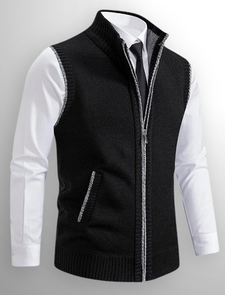 Men's Zip-Up Vest Casual Fit Layering Outdoor Everyday