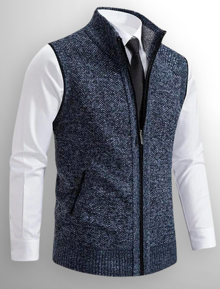 Men's Zip-Up Vest Casual Fit Layering Outdoor Everyday