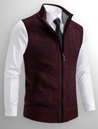Men's Zip-Up Vest Casual Fit Layering Outdoor Everyday